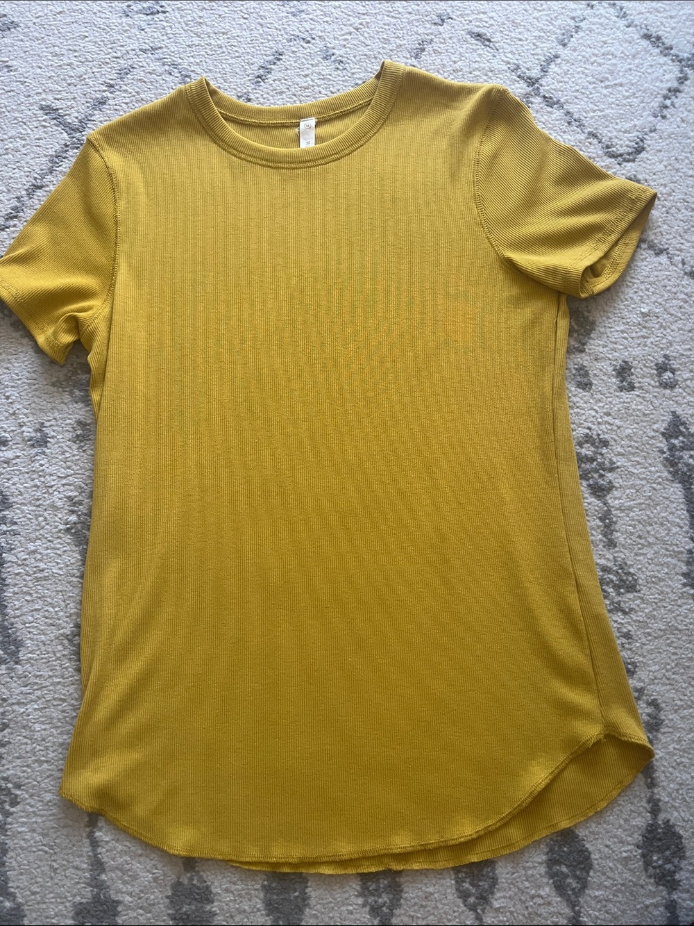 Wishlist Mustard Short Sleeve Crewneck Tee